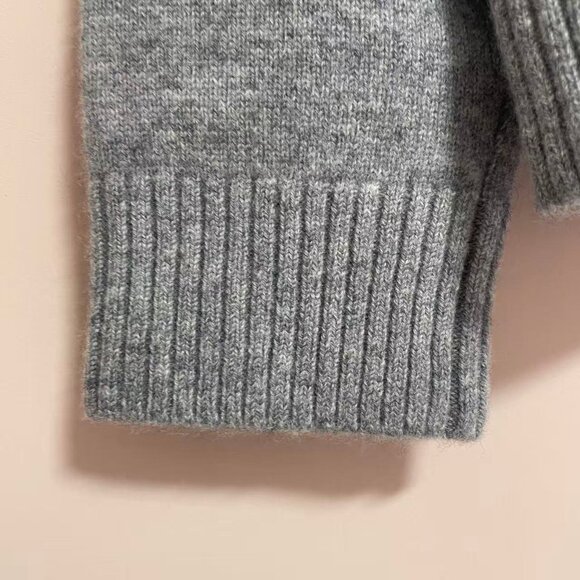 Chanel Gray Knit Cardigan - Picture 9 of 11